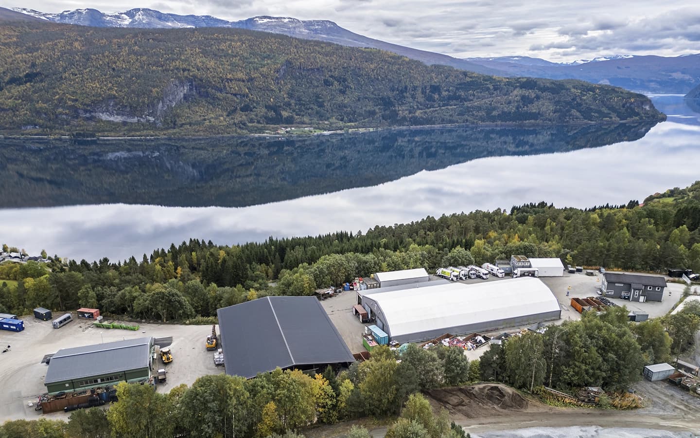 Norsk Gjenvinning i Stryn. Foto.